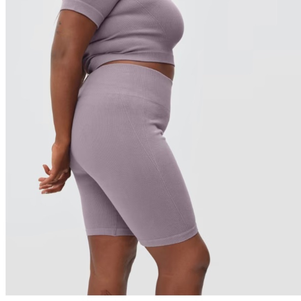 3 for $50 SALE! NWT Everlane dusty lavender seamless bike shorts